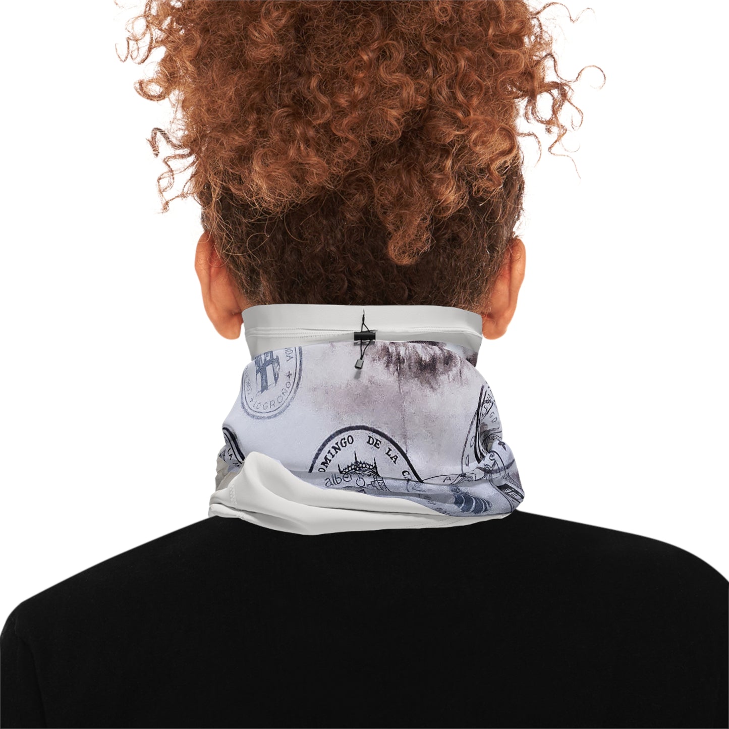 Winter Neck Gaiter With Drawstring