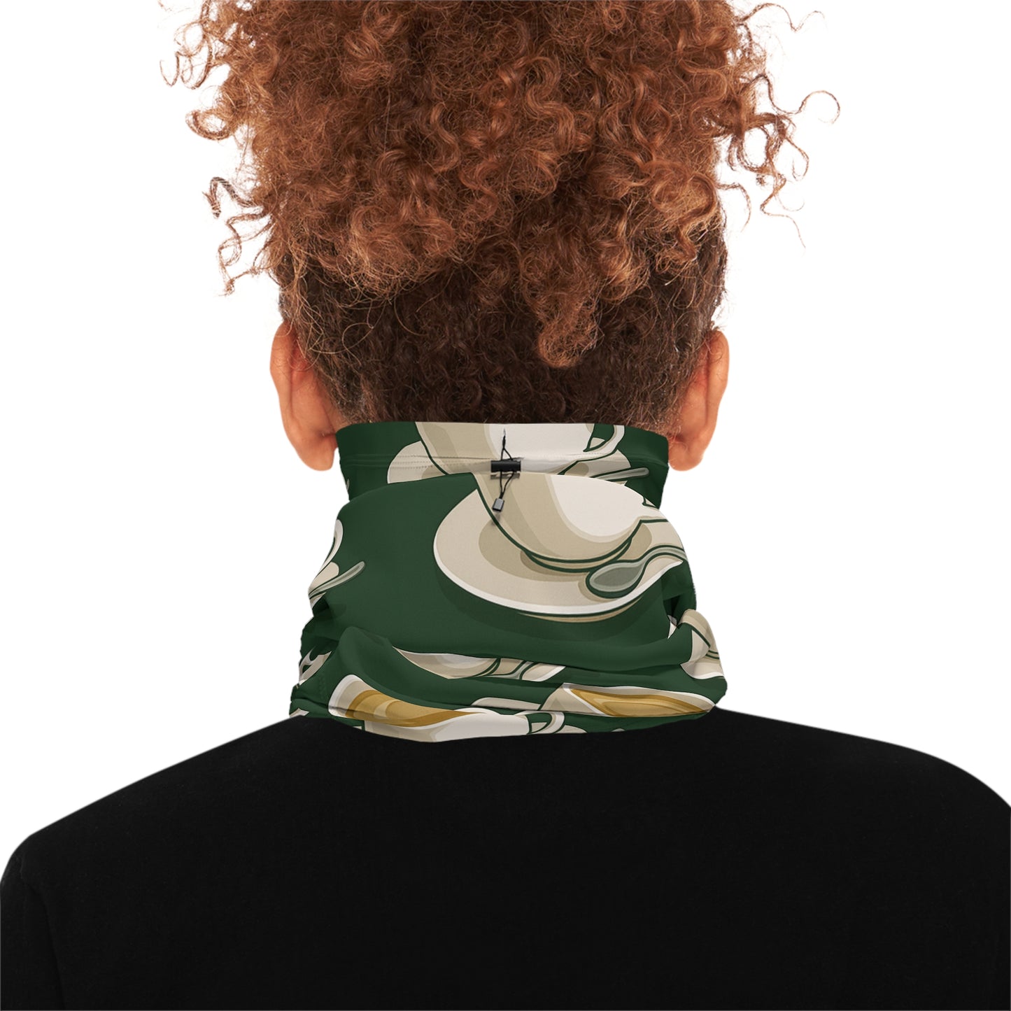Cafe con Leche Winter Neck Gaiter With Drawstring