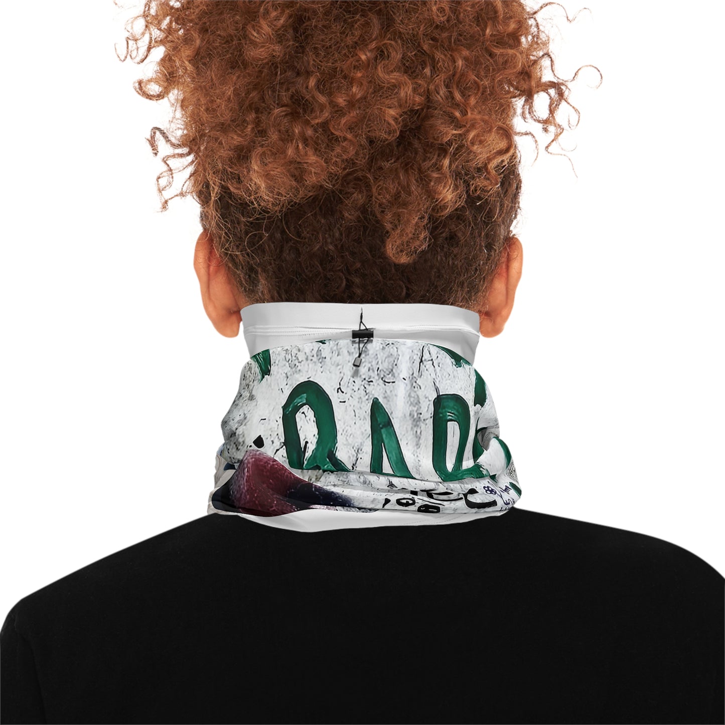 Winter Neck Gaiter With Drawstring